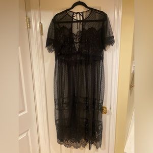 Free people lace slip dress